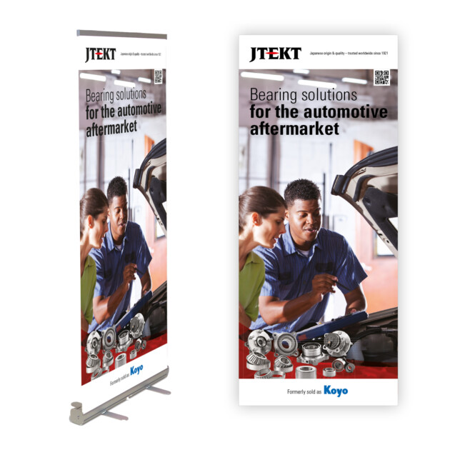Roll-up banner Automotive